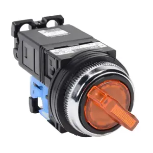 FUJI ELECTRIC AR30PL-210L3AZC Selector Switch, 30mm, 2-Position, Maintained, LED Illuminated, 1 N.O. Contact | CV6VXL