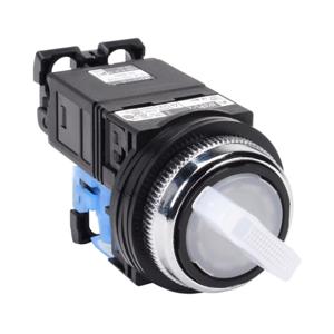 FUJI ELECTRIC AR30PL-210L3WZC Selector Switch, 30mm, 2-Position, Maintained, LED Illuminated, 1 N.O. Contact | CV6VXQ