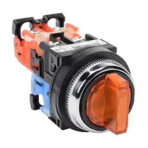 FUJI ELECTRIC AR30PL-311E3AZC Selector Switch, 30mm, 3-Position, Maintained, LED Illuminated, 1 N.O./1 N.C. Contact | CV6VXT