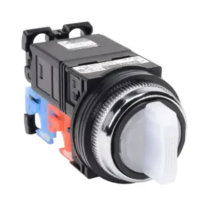 FUJI ELECTRIC AR30PL-311L3WZC Selector Switch, 30mm, 3-Position, Maintained, LED Illuminated, 1 N.O./1 N.C. Contact | CV6VYD