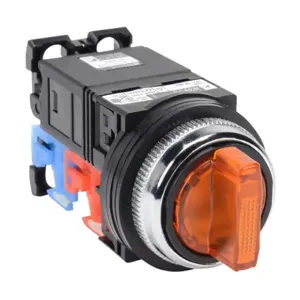 FUJI ELECTRIC AR30PL-611L3AZC Selector Switch, 30mm, 3-Position, Spring Return From Right To Center/ Manual Return | CV6VYM