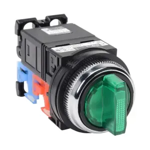 FUJI ELECTRIC AR30PL-611L3GZC Selector Switch, 30mm, 3-Position, Spring Return From Right To Center/ Manual Return | CV6VYN