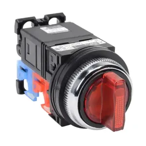 FUJI ELECTRIC AR30PL-611L3RZC Selector Switch, 30mm, 3-Position, Spring Return From Right To Center/ Manual Return | CV6VYP