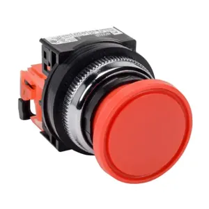 FUJI ELECTRIC AR30Q2R-01RZC Emergency Stop Pushbutton, 30mm, Push To Lock, Pull To Reset, 1 N.C. Contact | CV6VGZ