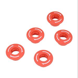 FUJI ELECTRIC AR9C021-R Mushroom Lens, Replacement, Red, White Indicator Line, Pack Of 5 | CV6TMD
