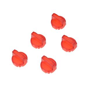 FUJI ELECTRIC AR9M005-R Lever Lens, Replacement, Red, 2-Position, White Indicator Line, Pack Of 5 | CV6TMF