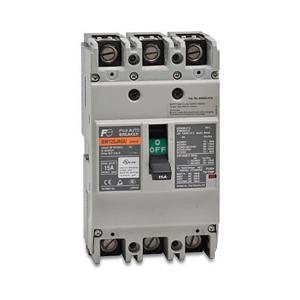 FUJI ELECTRIC BW125JAGU-3P015SB Molded Case Circuit Breaker, 125A Frame, 15A, 600 VAC/ 250 VDC, 3-Pole | CV6TUK