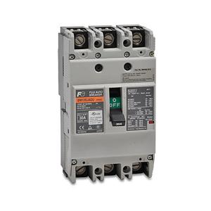 FUJI ELECTRIC BW125JAGU-3P030SB Molded Case Circuit Breaker, 125A Frame, 30A, 600 VAC/ 250 VDC, 3-Pole | CV6TUM