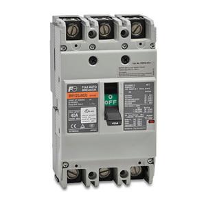 FUJI ELECTRIC BW125JAGU-3P040SB Kompakt-Leistungsschalter, 125-A-Rahmen, 40 A, 600 VAC/250 VDC, 3-polig | CV6TUN