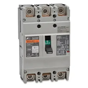 FUJI ELECTRIC BW250JAGU-3P150SB Molded Case Circuit Breaker, 250A Frame, 150A, 600 VAC/ 250 VDC, 3-Pole | CV6TUZ