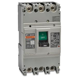 FUJI ELECTRIC BW400SAGU-3P350SB Molded Case Circuit Breaker, 400A Frame, 350A, 480 VAC/ 250 VDC, 3-Pole | CV6TVH