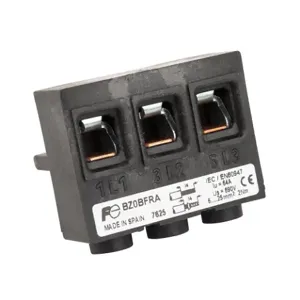 FUJI ELECTRIC BZ0BFRA Incoming Power Terminal Block, Maximum Current 64A, Maximum Wire Size 4Awg | CV6MWW