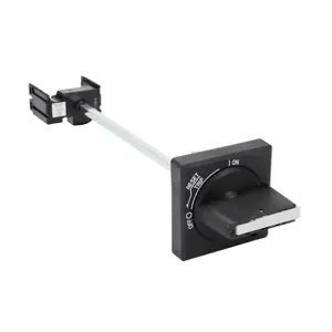 FUJI ELECTRIC BZ0VBBL Rotary Handle, Selector, Black, External Front Mount, 2-Position, Lockable In Off Only | CV6RZP