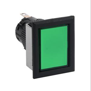 FUJI ELECTRIC DF16F0N-E3G LED Indicating Light, Permanent Light Function, IP65, 16mm, Green, 28mm, Rectangular | CV6TMK