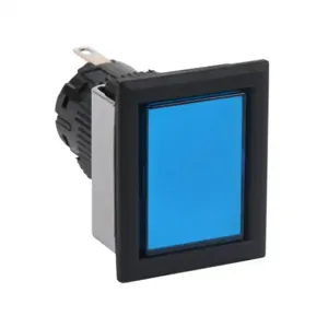 FUJI ELECTRIC DF16F0N-E3S LED Indicating Light, Permanent Light Function, IP65, 16mm, Blue, 28mm, Rectangular | CV6TMM