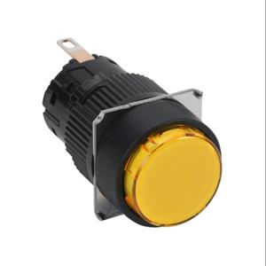 FUJI ELECTRIC DR16E0L-E3Y LED Indicating Light, Permanent Light Function, IP65, 16mm, Yellow, 18mm, Round | CV6TMW