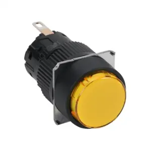 FUJI ELECTRIC DR16E0L-E3Y LED Indicating Light, Permanent Light Function, IP65, 16mm, Yellow, 18mm, Round | CV6TMW