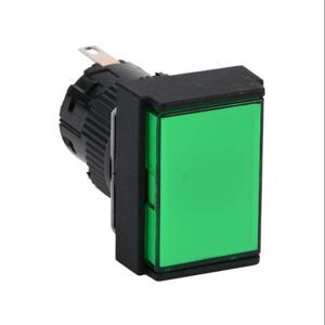 FUJI ELECTRIC DR16F0N-E3G LED Indicating Light, Permanent Light Function, IP65, 16mm, Green, 24mm, Rectangular | CV6TMY