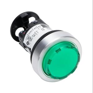 FUJI ELECTRIC DR22E3L-E3GZA LED Indicating Light, Permanent Light Function, IP65, 22mm, Green, 30mm, Round | CV6TND