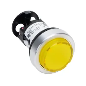 FUJI ELECTRIC DR22E3L-E3YZA LED Indicating Light, Permanent Light Function, IP65, 22mm, Yellow, 30mm, Round | CV6TNH