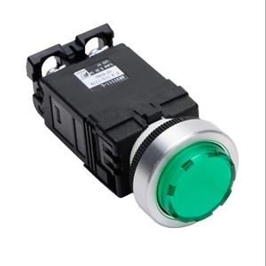 FUJI ELECTRIC DR22E3L-L3GZA LED Indicating Light, Permanent Light Function, IP65, 22mm, Green, 24mm, Round | CV6TNJ