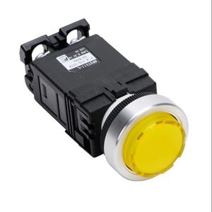 FUJI ELECTRIC DR22E3L-L3YZA LED-Anzeigeleuchte, Dauerlichtfunktion, IP65, 22 mm, Gelb, 24 mm, rund | CV6TNN