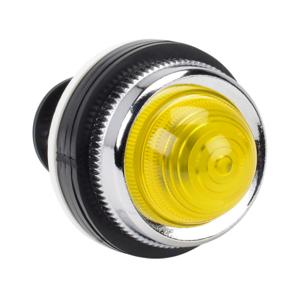 FUJI ELECTRIC DR30D0L-E3YZC LED-Anzeigeleuchte, Dauerlichtfunktion, 30 mm, gelb, 41 mm, Kuppel, Kunststoffsockel | CV6TNV