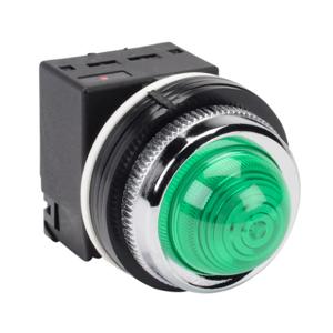 FUJI ELECTRIC DR30D0L-L9GZC LED Indicating Light, Permanent Light Function, 30mm, Green, 41mm, Dome, Plastic Base | CV6TNX