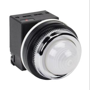 FUJI ELECTRIC DR30D0L-L9WZC LED Indicating Light, Permanent Light Function, 30mm, White, 41mm, Dome, Plastic Base | CV6TPA