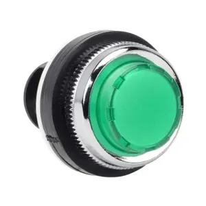 FUJI ELECTRIC DR30E3L-E3GZC LED Indicating Light, Permanent Light Function, 30mm, Green, 41mm, Extended Round | CV6TPD