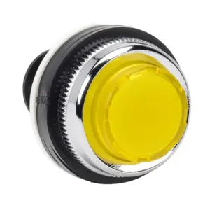 FUJI ELECTRIC DR30E3L-E3YZC LED Indicating Light, Permanent Light Function, 30mm, Yellow, 41mm, Extended Round | CV6TPH