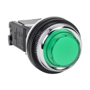 FUJI ELECTRIC DR30E3L-L3GZC LED Indicating Light, Permanent Light Function, 30mm, Green, 41mm, Extended Round | CV6TPK