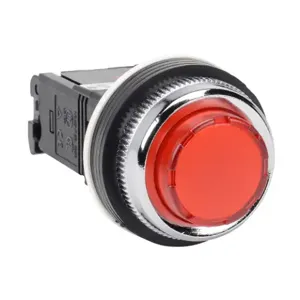 FUJI ELECTRIC DR30E3L-L3RZC LED Indicating Light, Permanent Light Function, 30mm, Red, 41mm, Extended Round | CV6TPL