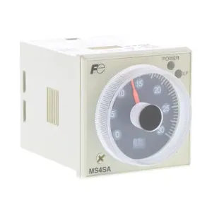 FUJI ELECTRIC MS4SA-AP-ADC On-Delay Relay Timer, 0.05 sec To 60 Hours Selectable Timing Range | CV6VNP