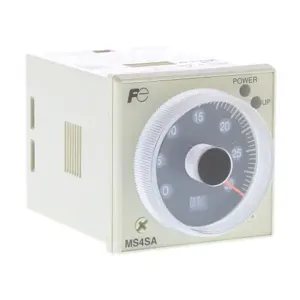 FUJI ELECTRIC MS4SA-CE-ADC On-Delay Relay Timer, 0.05 sec To 60 Hours Selectable Timing Range | CV6VNQ