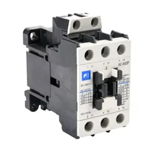 FUJI ELECTRIC SC-E02P-220VAC Iec Contactor, 9A, 3 N.O. Power Poles, 240 VAC /220 VAC Coil Voltage | CV6NUF