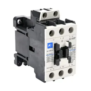 FUJI ELECTRIC SC-E02P-24VAC Iec Contactor, 9A, 3 N.O. Power Poles, 24 VAC Coil Voltage | CV6NUG