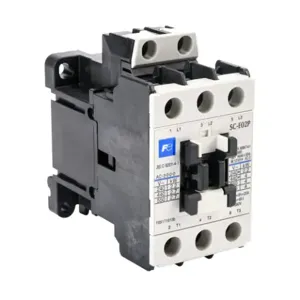 FUJI ELECTRIC SC-E02P-440VAC Iec Contactor, 9A, 3 N.O. Power Poles, 440-480 VAC Coil Voltage | CV6NUH