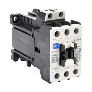 FUJI ELECTRIC SC-E02PG-24VDC Iec Contactor, 9A, 3 N.O. Power Poles, 24 VDC Coil Voltage | CV6NUK