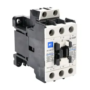 FUJI ELECTRIC SC-E03P-440VAC Iec Contactor, 12A, 3 N.O. Power Poles, 440-480 VAC Coil Voltage | CV6NUP