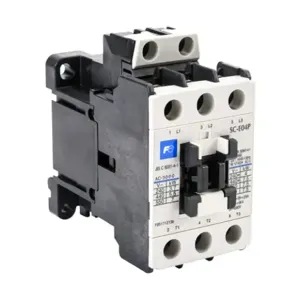 FUJI ELECTRIC SC-E04P-220VAC Iec Contactor, 18A, 3 N.O. Power Poles, 240 VAC /220 VAC Coil Voltage | CV6NUT