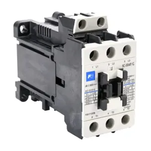 FUJI ELECTRIC SC-E04PG-24VDC Iec Contactor, 18A, 3 N.O. Power Poles, 24 VDC Coil Voltage | CV6NUX