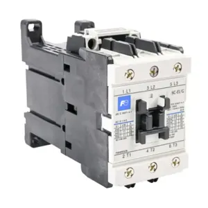 FUJI ELECTRIC SC-E1G-24VDC Iec Contactor, 32A, 3 N.O. Power Poles, 24 VDC Coil Voltage | CV6NVK