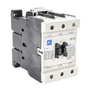 FUJI ELECTRIC SC-E3-220VAC Iec Contactor, 65A, 3 N.O. Power Poles, 240 VAC /220 VAC Coil Voltage | CV6NVZ