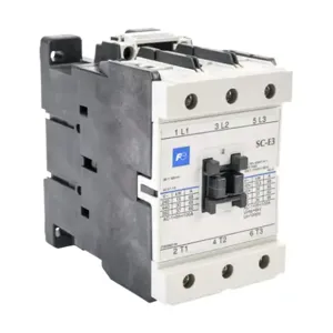 FUJI ELECTRIC SC-E3-24VAC Iec Contactor, 65A, 3 N.O. Power Poles, 24 VAC Coil Voltage | CV6NWA