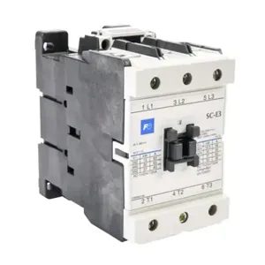 FUJI ELECTRIC SC-E3-440VAC Iec Contactor, 65A, 3 N.O. Power Poles, 440-480 VAC Coil Voltage | CV6NWB