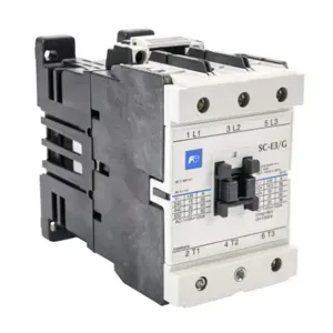 FUJI ELECTRIC SC-E3G-24VDC Iec Contactor, 65A, 3 N.O. Power Poles, 24 VDC Coil Voltage | CV6NWC