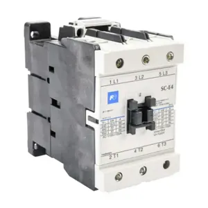 FUJI ELECTRIC SC-E4-220VAC Iec Contactor, 80A, 3 N.O. Power Poles, 240 VAC /220 VAC Coil Voltage | CV6NWE