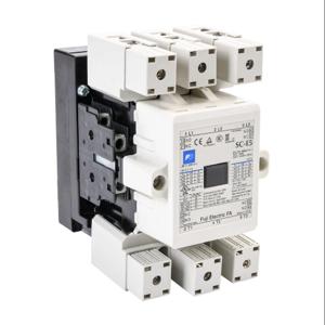 FUJI ELECTRIC SC-E5-100V Iec Contactor, 105A, 3 N.O. Power Poles, 2 N.O./2 N.C. Auxiliary Contacts | CV6NWK