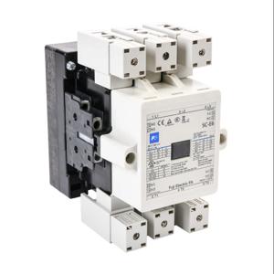 FUJI ELECTRIC SC-E6-100V Iec Contactor, 125A, 3 N.O. Power Poles, 2 N.O./2 N.C. Auxiliary Contacts | CV6NWQ